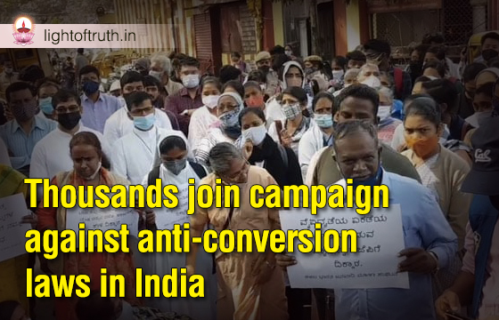 Thousands Join Campaign Against Anti-conversion Laws In India - Light ...