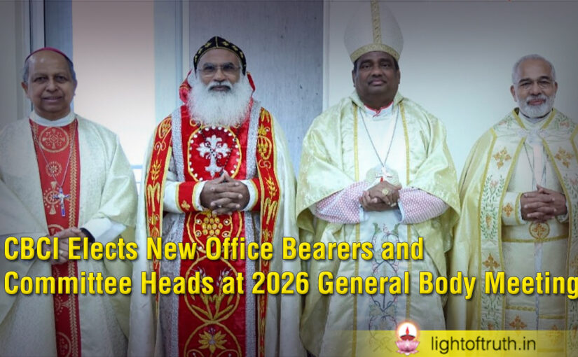 CBCI Elects New Office Bearers and Committee Heads at 2026 General Body Meeting