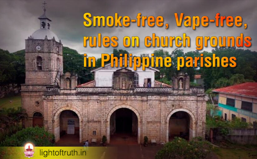 Smoke-free, Vape-free, rules on church grounds in Philippine parishes