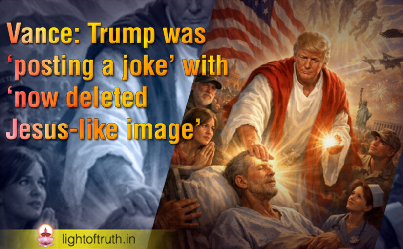 Vance: Trump was ‘posting a joke’ with ‘now deleted Jesus-like image’