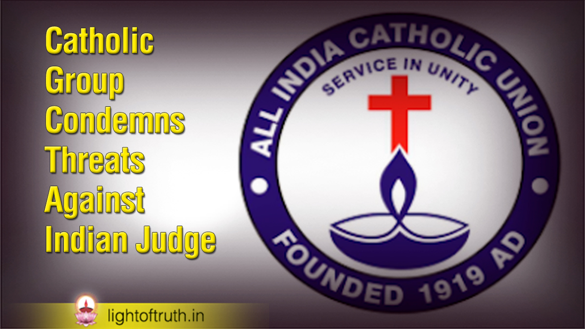 Catholic Group Condemns Threats Against Indian Judge