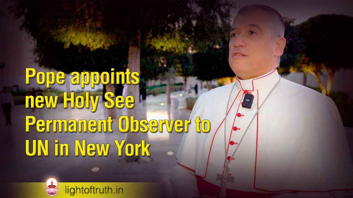 Pope appoints new Holy See Permanent Observer to UN in New York