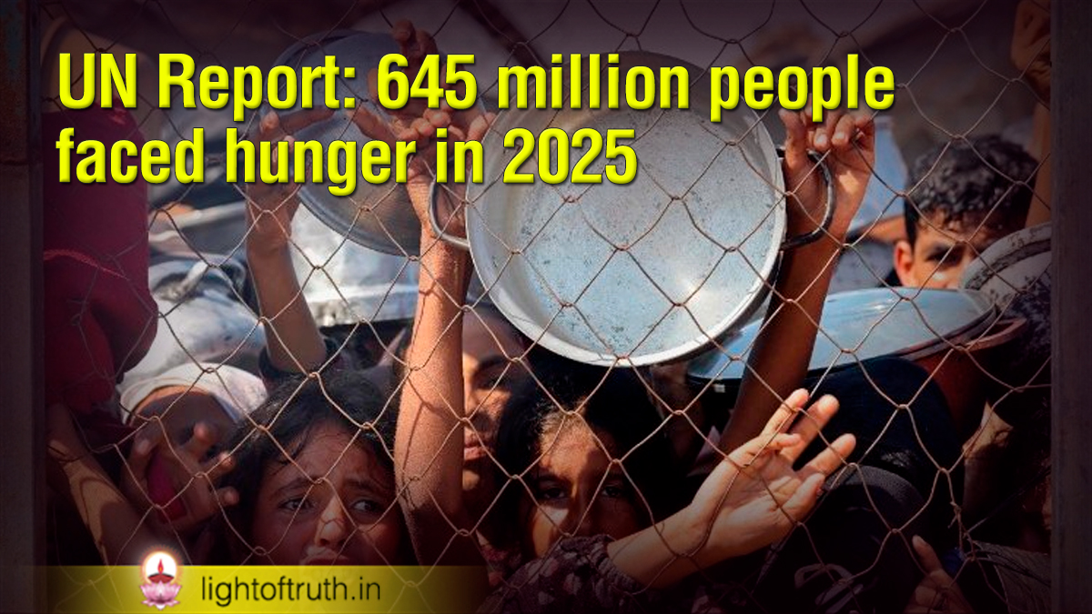 UN Report: 645 million people faced hunger in 2025